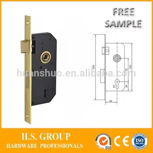 euro lock cylinder with key and high quality 101 lock B7240-K-18