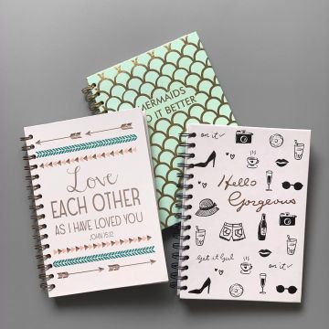 BEAUTY FLOWER SPIRAL NOTEBOOK