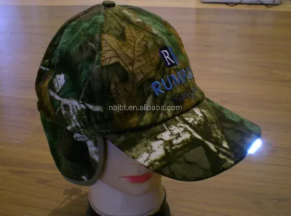 Custom Promotion Baseball Cap with Built-in LED Light - Cheap Gift Item