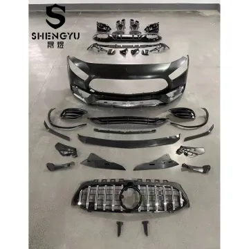 Auto Front Bumper Assembly with Grille Rear Diffuser for Benz W177 A45 AMG Upgrade