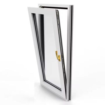 U.S. NFRC Certified Bulletproof Security Doors with Aluminium Tilt and Turn Windows and Laminated Glass
