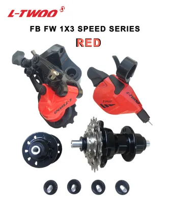 Folding Bicycle LTWOO FW3 Rear Derailleur groupset, shift RD Hub CS included,light weight, bicycle derailleur 3 speed microshift