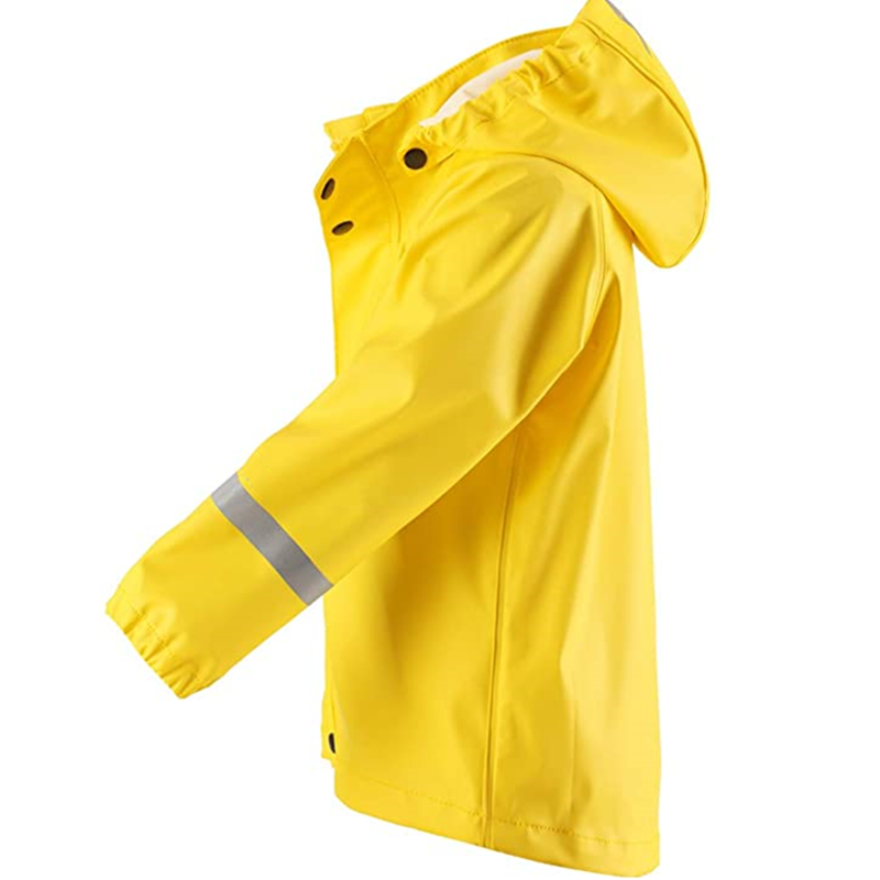 Kids Waterproof Hooded Rain Jacket Lightweight Windproof Outdoor Coat For Kids1
