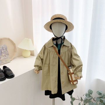 Girl's New Spring Coat Trench Coat