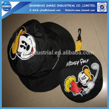 fashion printing portable folding hat for advertising