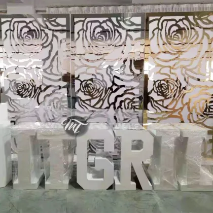 Large Gold Mr&Mrs Marquee Letters for Wedding and Party Decoration