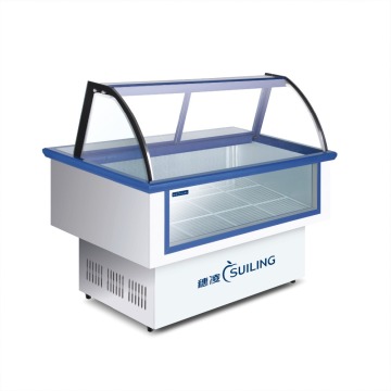2000L Supermarket island display refrigerated freezer DLCD-2000X
