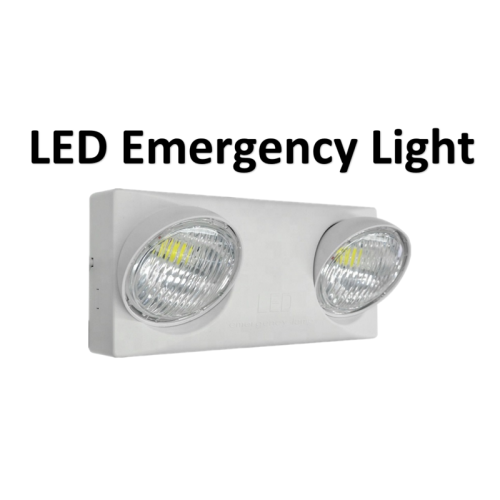 Luce di emergenza a LED a due teste da 120 minuti