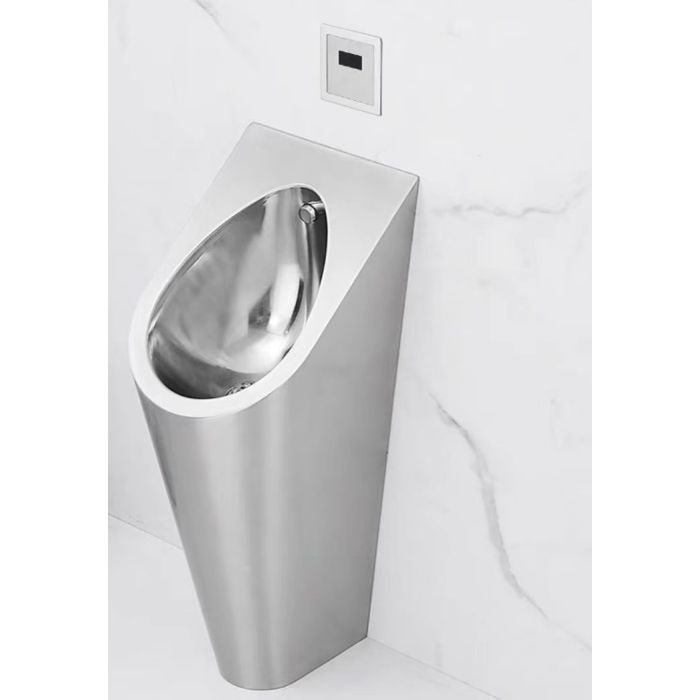 Edelstahlboden montiertes Urinal