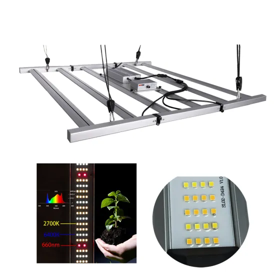 High Intensity 2.8 Umol/J Full Spectrum Dimmable Waterproof LED Grow Light Bar for Indoor Plants