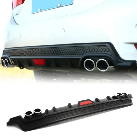 PP Rear Lip and Diffuser Protector for Toyota Corolla 2014-2018
