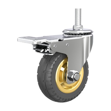 threaded stem M10 medium duty dolly caster