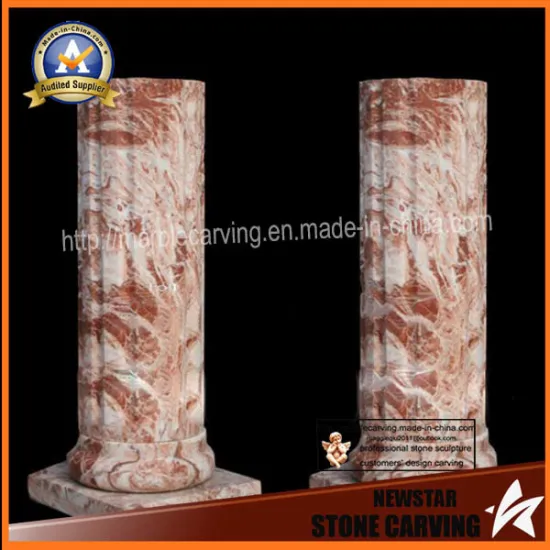 Sunset Marble Pillars, Decoration Roman Columns for Decoration
