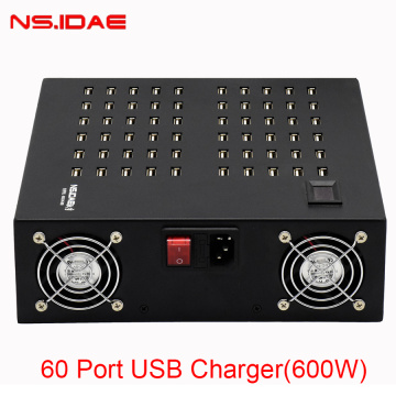 60 Портс USB CARPERER 600w қудрати баланд