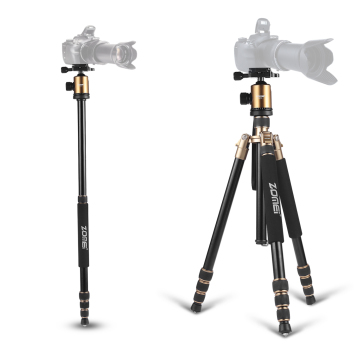 ZOMEI Z818 Gold Color 1700MM Professional Camera Tripod