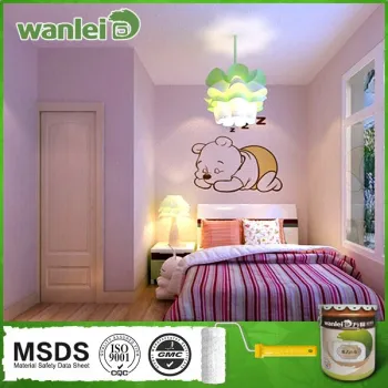 Good-looking, non-polluting nursery room decoration paint