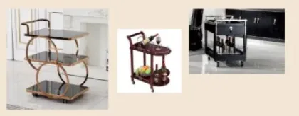 Industrial Style Wheels with Brakes for Durable Furniture