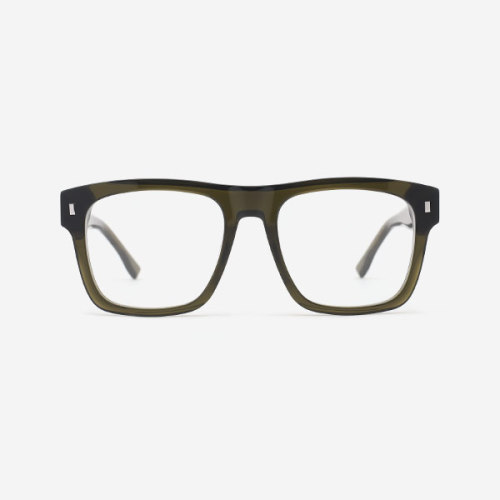Square Designer Acetate Men's Optical Frames