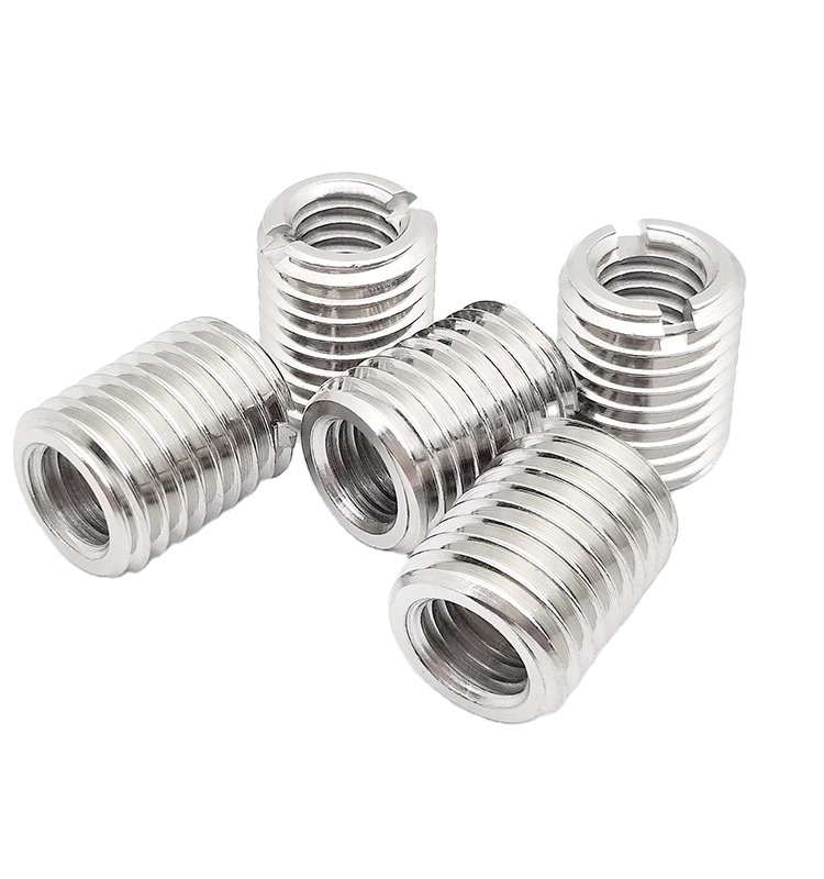 Chinese Factories Customizable Stainless Steel M5 M6 M8 Thread Insert Nut Wood Galvanized Zinc Plated Finish Black Oxide Mining