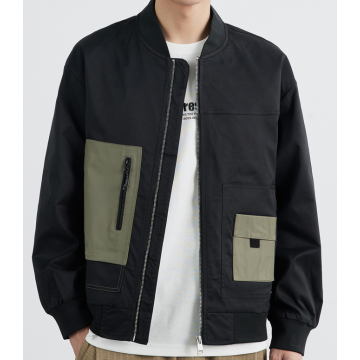 Men's Bomber Jackets Casual Windbreaker