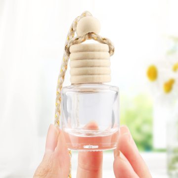 Bottiglia unica quadrata e diffusore per casa quadrata da 8 ml con tappo di legno