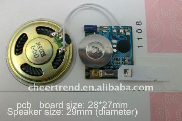 Music chip for greeting card