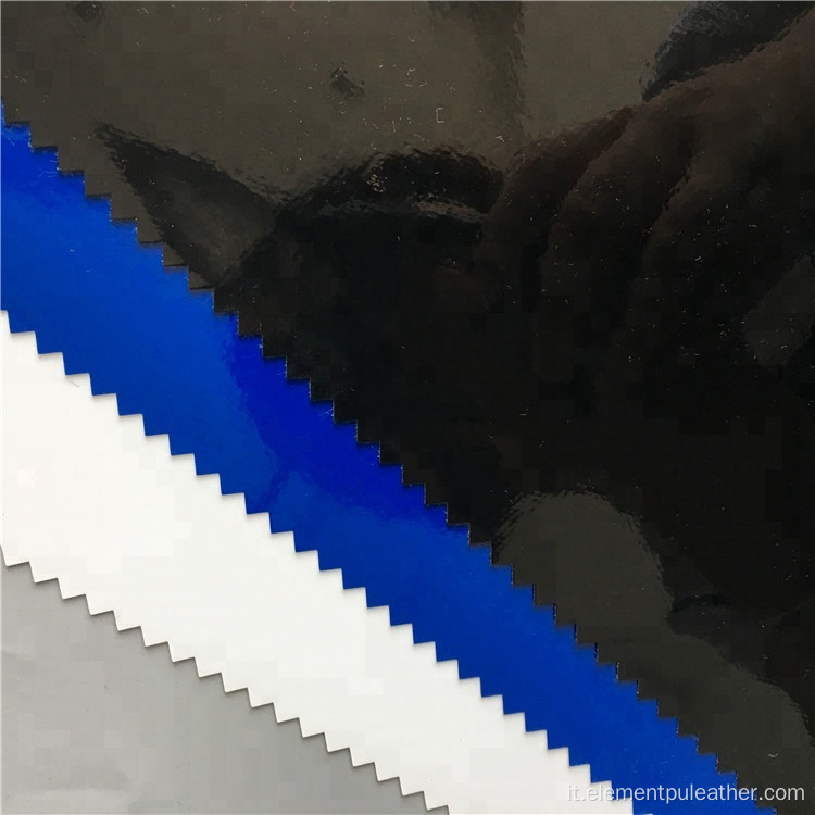 Pelle artificiale con superficie a specchio lucida da 0,8 mm