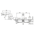 Onirii Deck Mount 3-Hole Basin Mixer