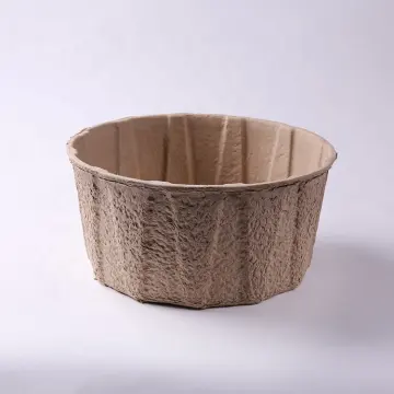 Disposable biodegradable recycle pulp cat litter tray