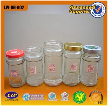 Metal Lid Glass Spice Jar