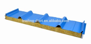 rock wool sandwich panel for prefab house/steel structure