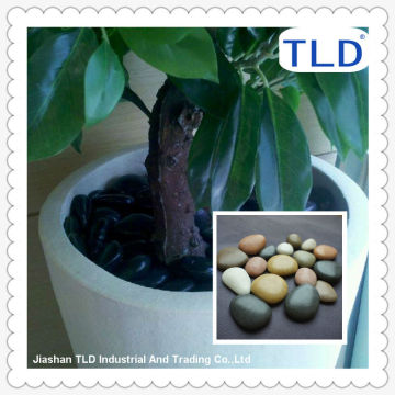 Colorful Plastic Pebbles For Pot Decoration