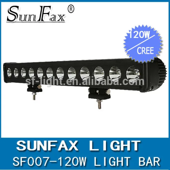 China manufacturer offroad 120W 22.5" single row led driving light bars for 4x4 vehicles suv, atv, Jeep