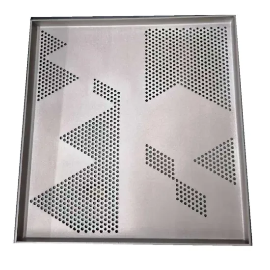 1 mm Round Hole Perforated Speaker Grill Metal Mesh Sheet