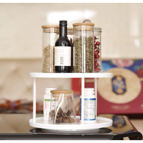 Two-tier Kitchen Seasoning Storage Accessories