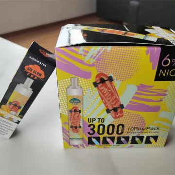 Wholesale disposable cigarettes vape 3000 puffs light 6ml