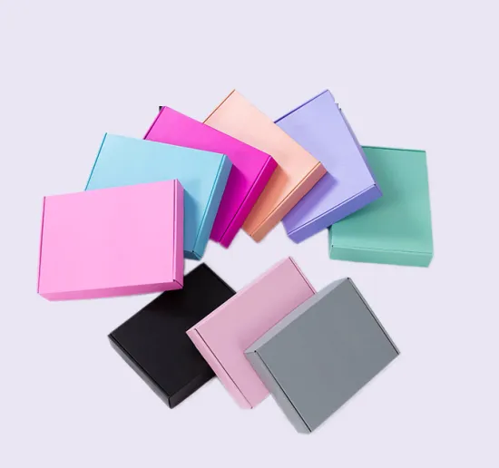 Printed carton box for shipping