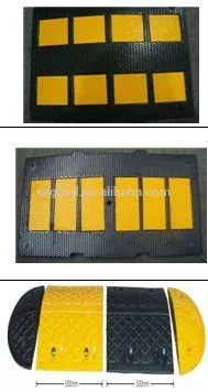 Washboard Pattern Rubber Traffic Safety Road speed hump/speed bump/Speed Breaker