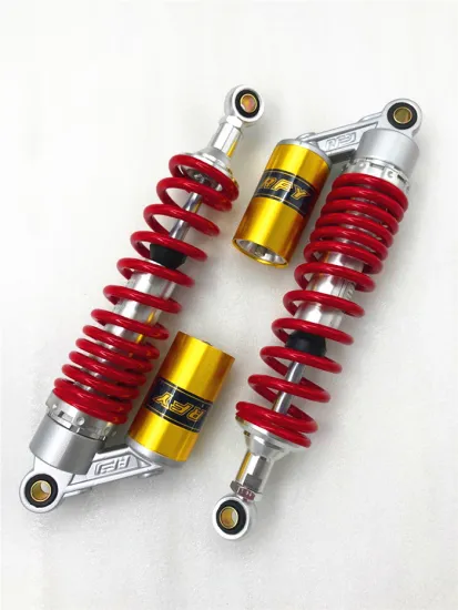 340MM 8mm spring Motorcyc Shock Absorbers for BMW V-MAX Bultaco Pursang 250 TRIUMPH HINCKLEY BONNEVILLE T/100 SE red