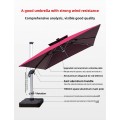 Outdoor conventional Solar Roman umbrella