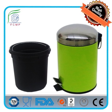 Colorful Stainless Steel Pedal Trash Can