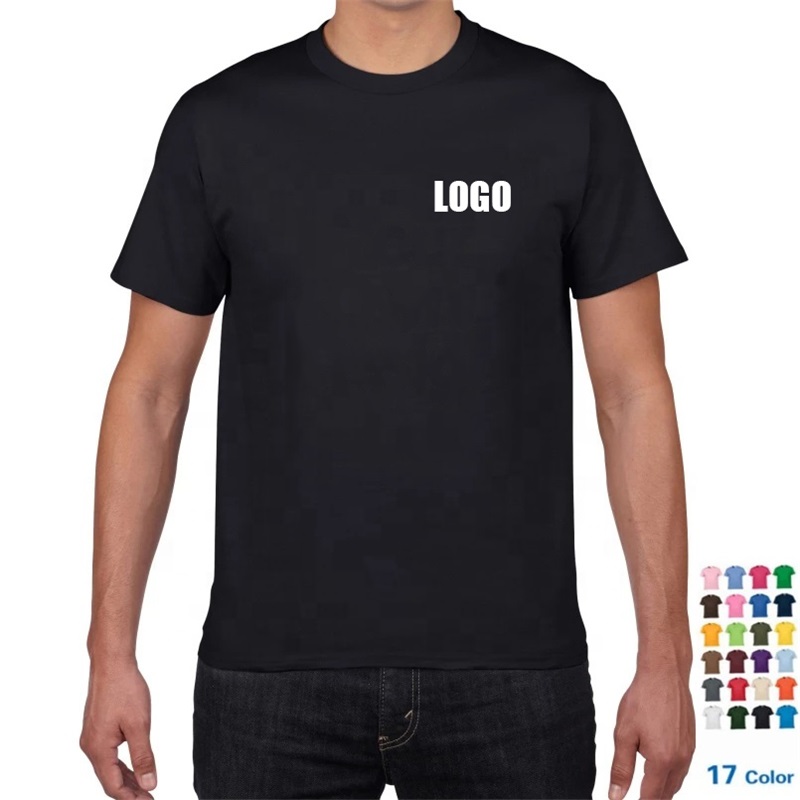 Högkvalitativ anpassad logotyp för mäns T-shirt grossist