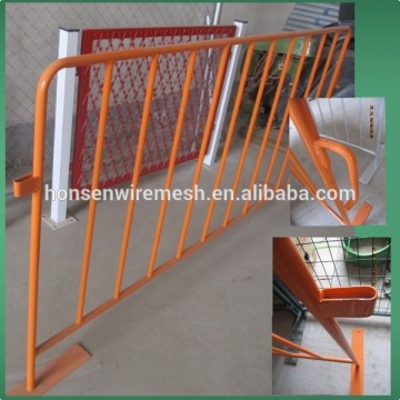 20 years factory !! Steel barricade/ crowd control barrier with orange color