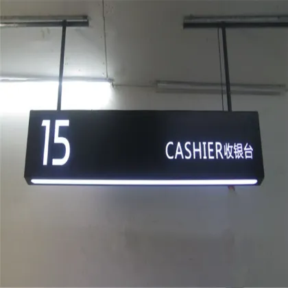 Customized Haning LED Cashier Sign Board