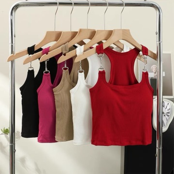 New Fashion Swing Metal Chain Halter Top Tanks and Crop Halter Neck Tops for Women