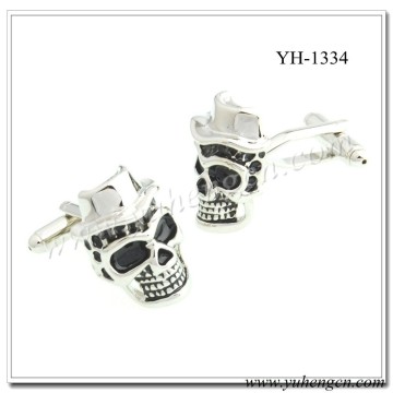 YH-1334 Funny Enamel Skull Cufflinks,Men's Novelty Hallowmas Cufflinks