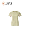 Camisa deportiva deportiva con cuello redondo