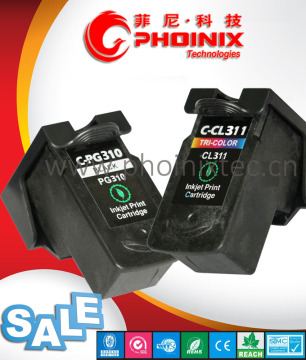 Remanufactured Inkjet cartridge PG310XL ,CL3111XL For Canon PIXUS MP493, MP490, MP480, MP280, MP270, MX420, MX350,
