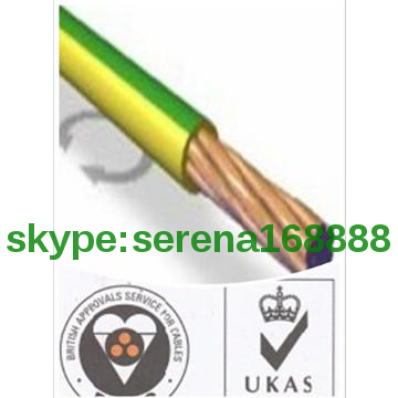 HIGH QUALITYPVC Insultated earth CABL H07V-R
