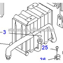 Wheel Loader WA380-3 evaporator ND447600-3911